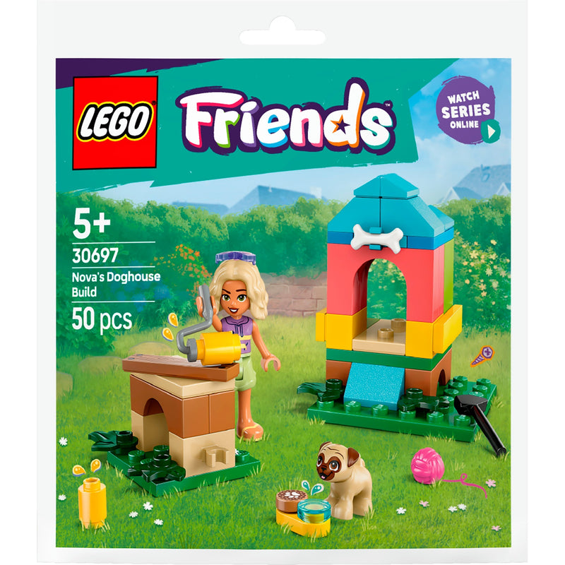 Afbeelding laden in galerijviewer, Lego friends - nova's zelfgebouwde hondenhok constructiespeelgoed (30697)