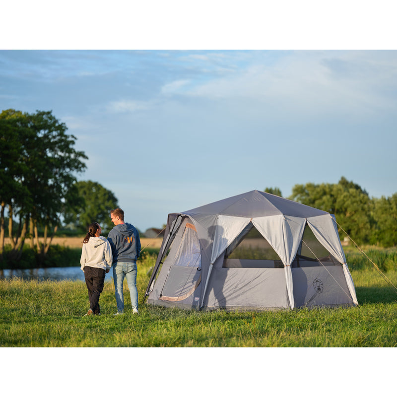 Afbeelding laden in galerijviewer, Coleman octagon 8 tent (grijs)