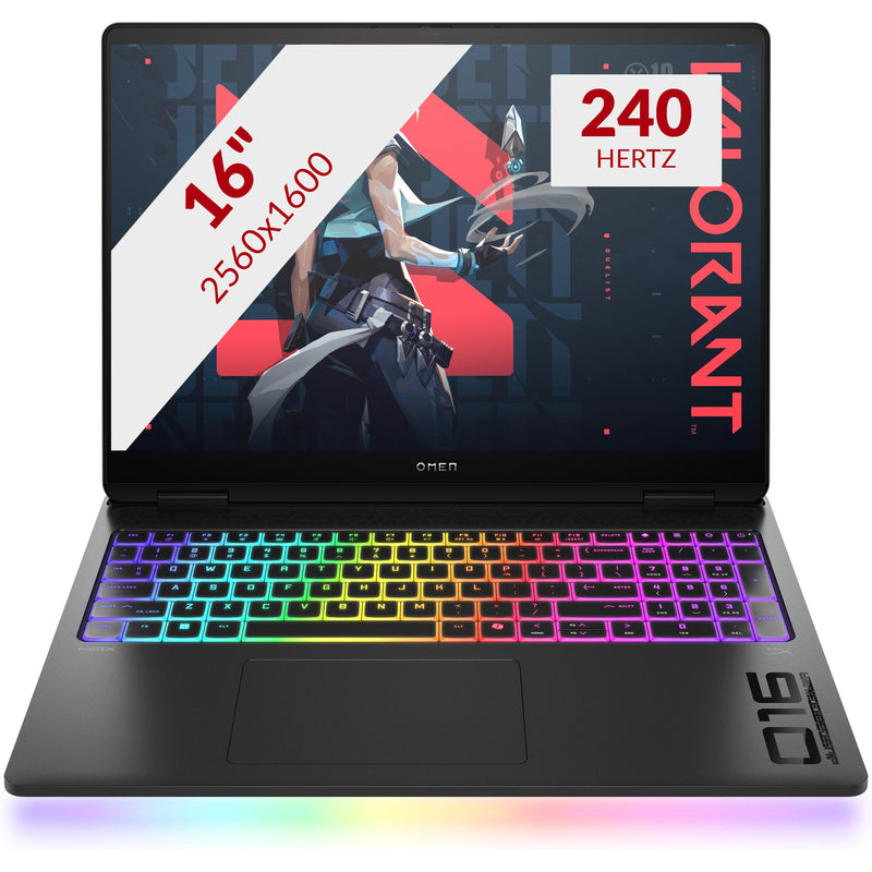 Afbeelding laden in galerijviewer, Omen max gaming laptop 16-ah0012nd (b9fh9ea) 16 gaming laptop (zwart | ultra 7 255hx | rtx 5070 | 32 gb | 2 tb ssd | oled | 240 hz)