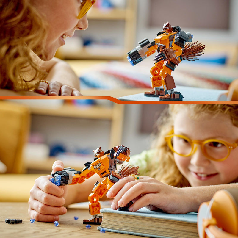 Afbeelding laden in galerijviewer, Lego marvel - rocket mechapantser constructiespeelgoed (76243)