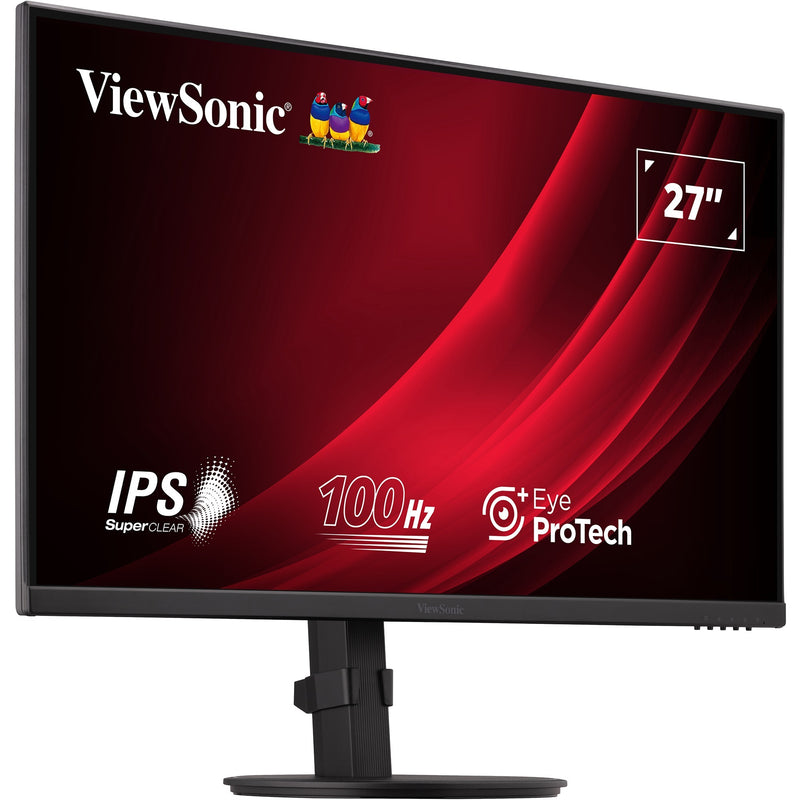 Afbeelding laden in galerijviewer, Viewsonic vg2708a-mhd 27 monitor (zwart, 1x hdmi, 1x displayport, vga, sound, 100 hz)