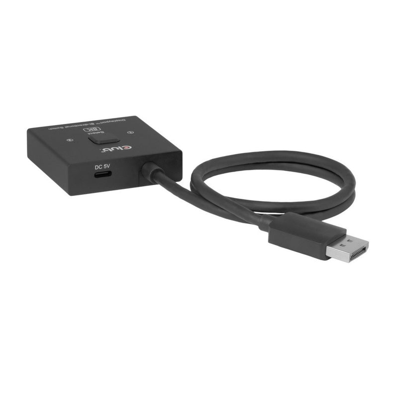 Afbeelding laden in galerijviewer, Club 3d 2-in-1 bidirectionele displayport switch (zwart, 8k)