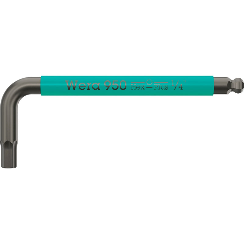 Afbeelding laden in galerijviewer, Wera 950 9 hex-plus multicolour imperial 3 stiftsleutelset, blacklaser (zwart, 9‑delig)