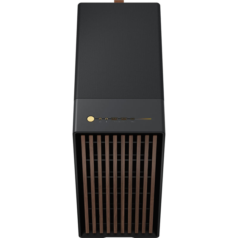 Afbeelding laden in galerijviewer, Fractal design north midi tower behuizing (zwart houtkleur | 2x usb-a | 1x usb-c)