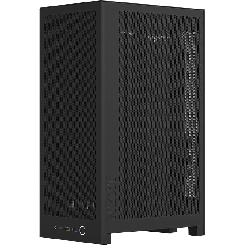 Afbeelding laden in galerijviewer, Nzxt h2 flow mini tower behuizing (zwart | 2x usb-a | 1x usb-c | tempered glass)