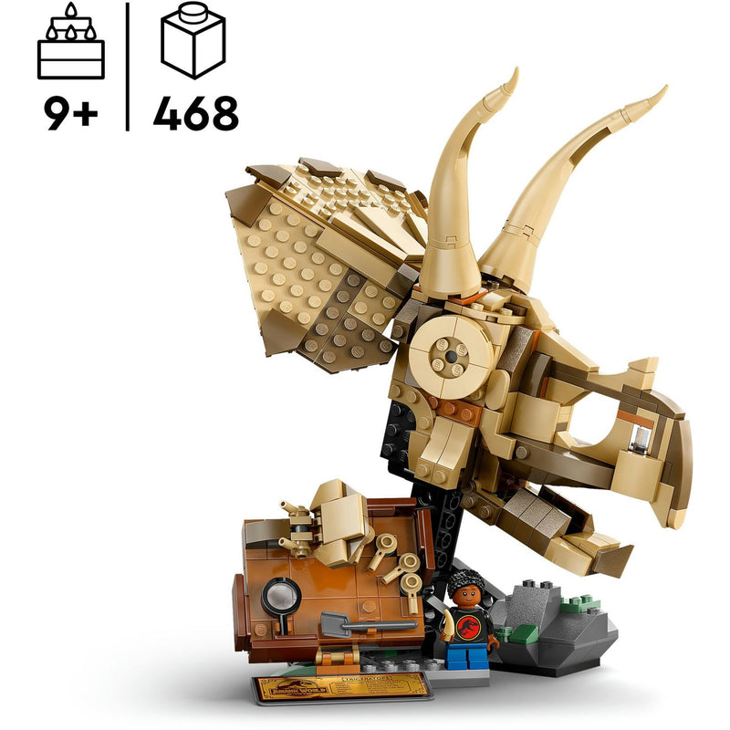 Afbeelding laden in galerijviewer, Lego jurassic world dinosaurusfossielen: triceratops schedel - 76969