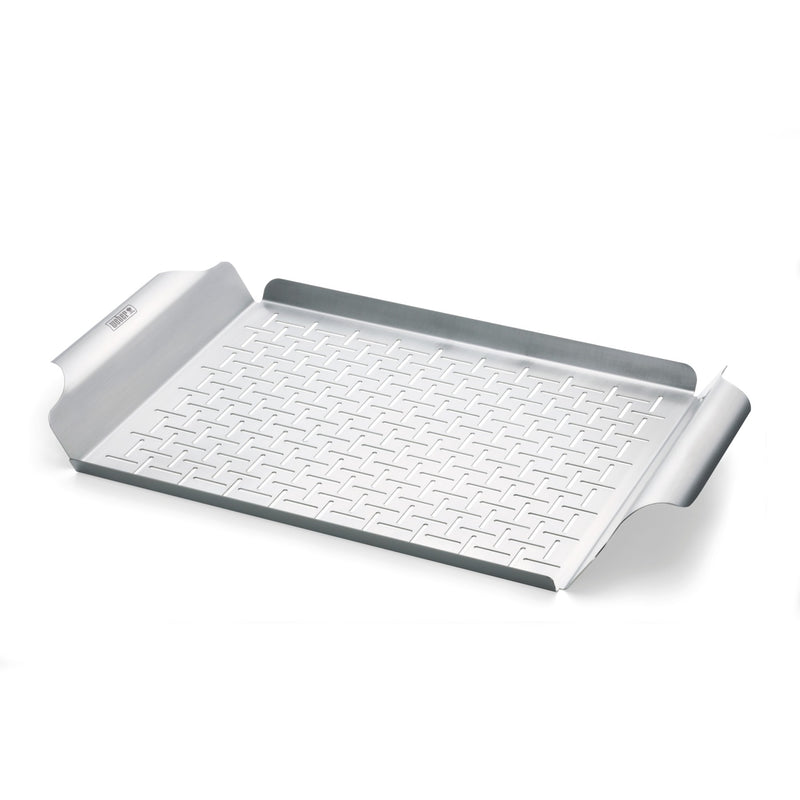 Afbeelding laden in galerijviewer, Weber deluxe grillpan grillkorf (zilver)