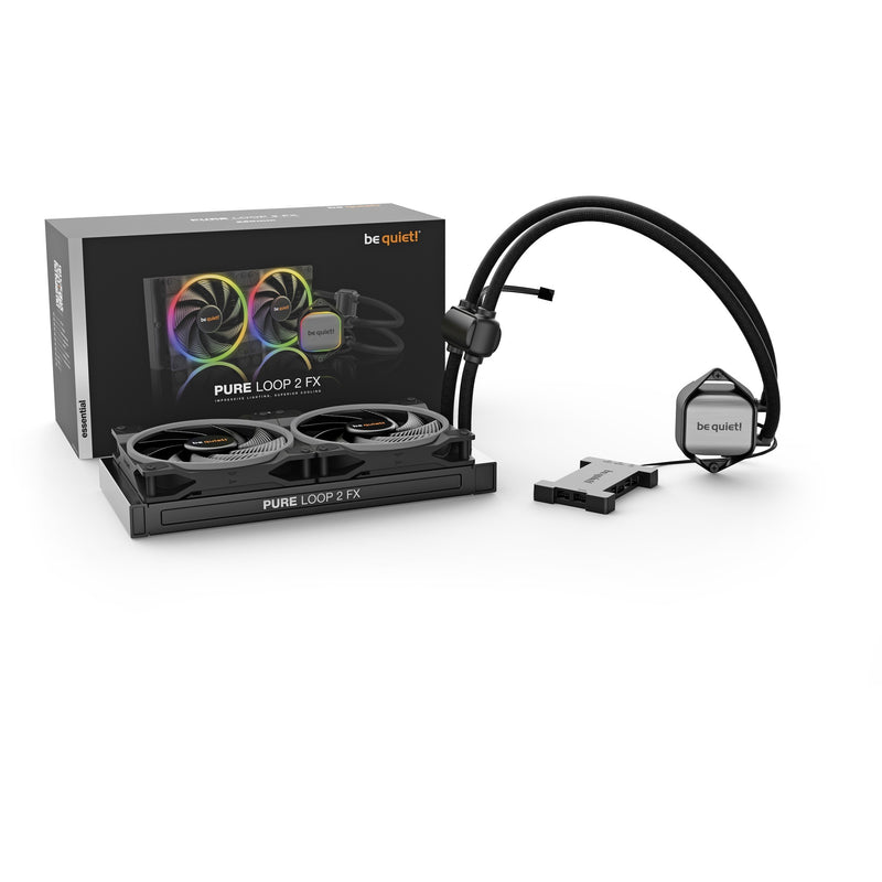 Afbeelding laden in galerijviewer, Be quiet! pure loop 2 fx 280 waterkoeling (zwart, 4-pins pwm fan-connector)