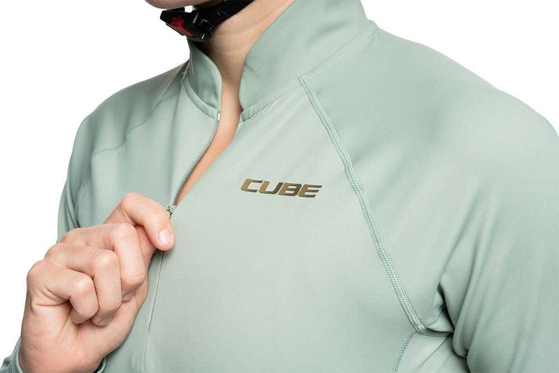 Afbeelding laden in galerijviewer, Cube half zip - women's long sleeve jersey