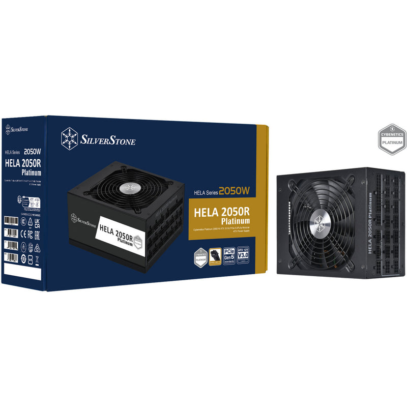 Afbeelding laden in galerijviewer, Silverstone hela 2050r platinum, modulaire 2050 watt voeding (zwart, 14x pcie)