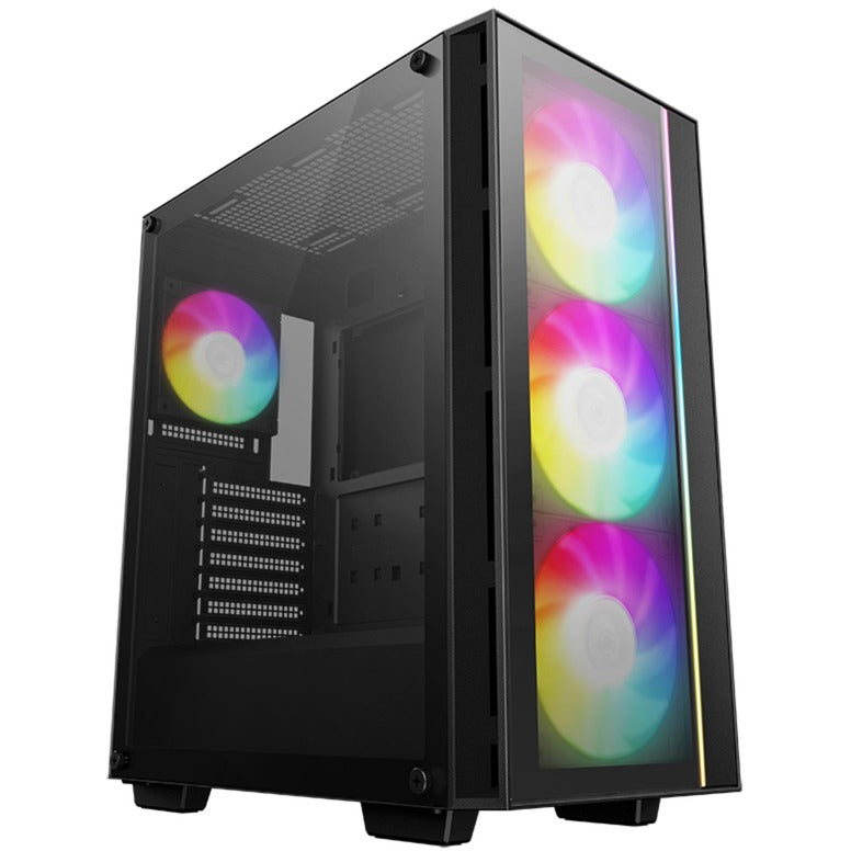 Afbeelding laden in galerijviewer, Deepcool matrexx 55 v4 c midi tower behuizing (zwart | 1x usb-a | 1x usb-c | rgb | window)