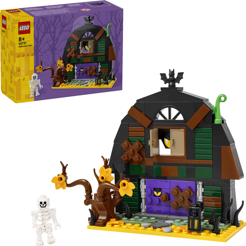 Afbeelding laden in galerijviewer, Lego iconic - halloweenschuur constructiespeelgoed (40721)