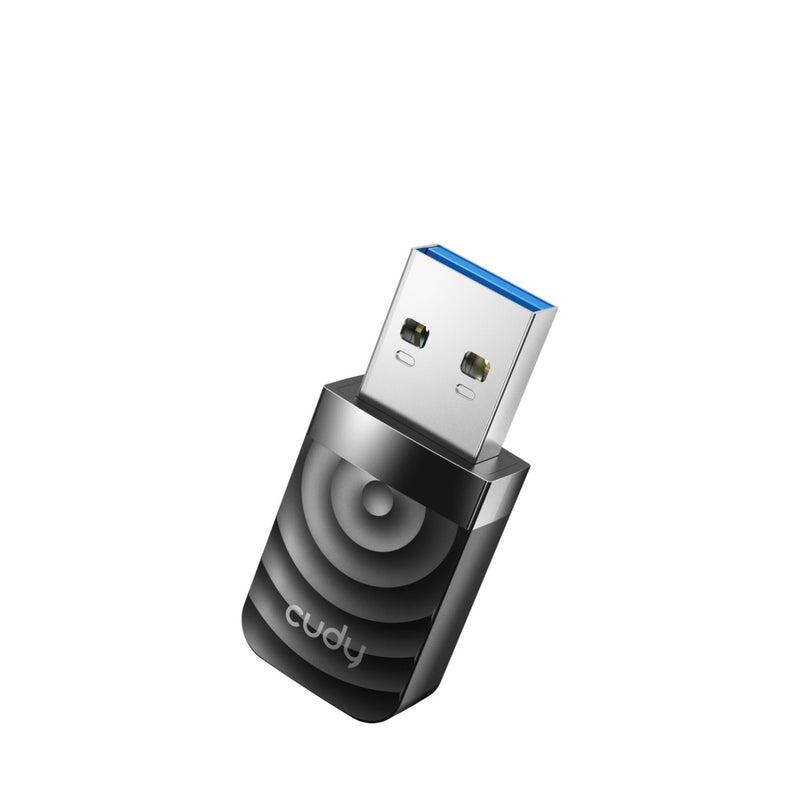 Afbeelding laden in galerijviewer, Cudy ac1300 wi-fi usb wlan adapter (zwart)