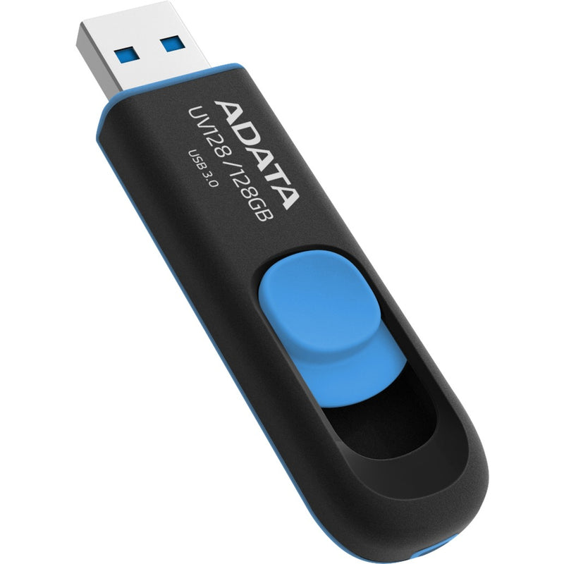 Afbeelding laden in galerijviewer, Adata dash drive uv128 64 gb usb-stick (zwart blauw, usb 3.0)