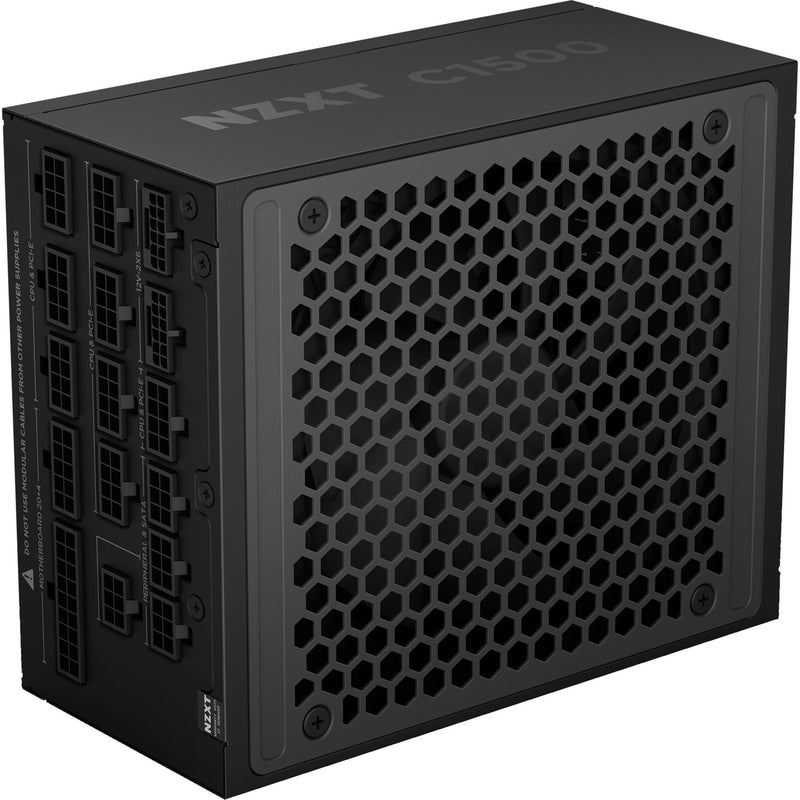 Afbeelding laden in galerijviewer, Nzxt c1500 platinum modulaire 1500 watt voeding (zwart, 2x 12v-2x6, 6x pcie)