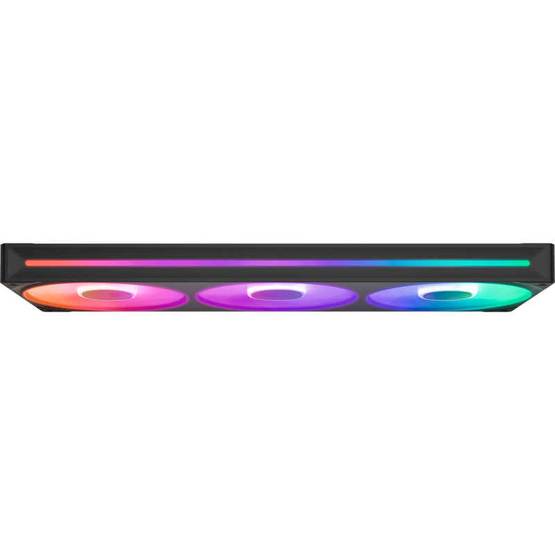Afbeelding laden in galerijviewer, Nzxt f360 rgb core case fans (zwart, 3 stuks, 360 x 120 x 26 mm)
