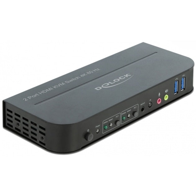 Afbeelding laden in galerijviewer, Delock hdmi kvm switch kvm-switch (zwart, 4k 60 hz, usb 3.0, audio)