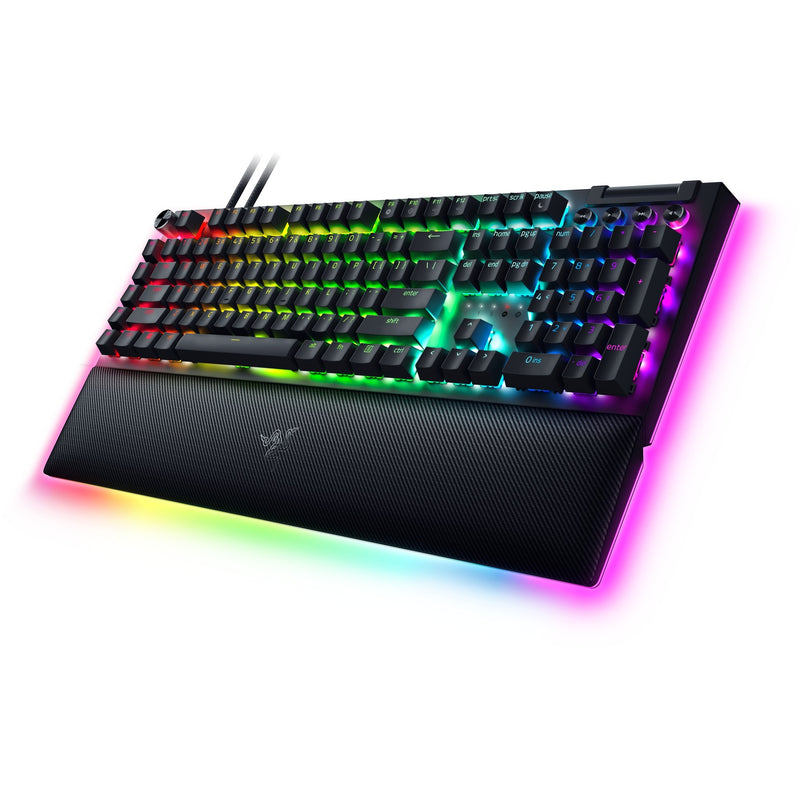 Afbeelding laden in galerijviewer, Razer blackwidow v4 pro rgb mechanisch gaming toetsenbord (zwart, us lay-out (qwerty), yellow, 100%)