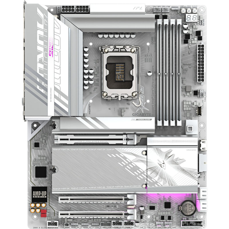 Afbeelding laden in galerijviewer, Gigabyte z890 aorus elite wifi7 ice socket 1851 moederbord (raid, 2.5gb-lan, wi-fi 7, bt, sound, atx)