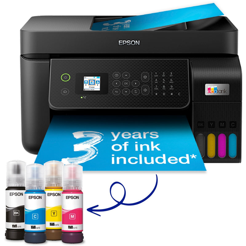 Afbeelding laden in galerijviewer, Epson ecotank et-4800 all-in-one inkjetprinter met faxfunctie (zwart)