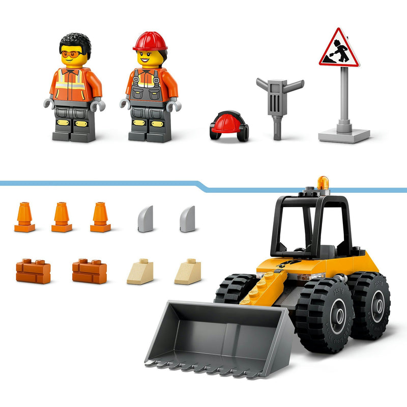 Afbeelding laden in galerijviewer, Lego city - gele wiellader constructiespeelgoed (60450)