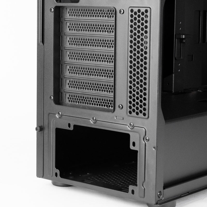 Afbeelding laden in galerijviewer, Silverstone fara 514x midi tower behuizing (zwart | 2x usb-a | 1x usb-c | rgb | tempered glass)