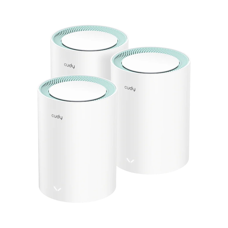 Afbeelding laden in galerijviewer, Cudy ac1200 gigabit mesh wi-fi system (3-pack) mesh router (wit)