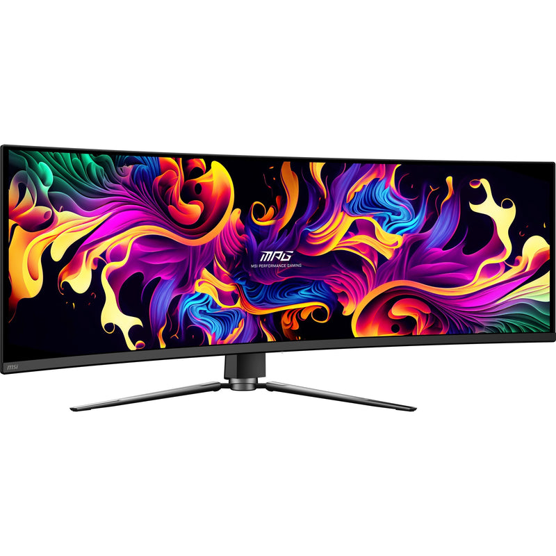 Afbeelding laden in galerijviewer, Msi mpg 491cqp qd-oled 49 curved ultrawide gaming monitor (zwart, 2x hdmi, displayport, 2x usb-a, usb-b, usb-c, 144 hz)