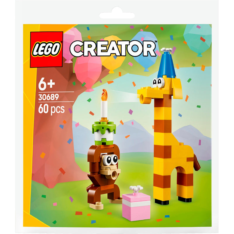 Afbeelding laden in galerijviewer, Lego creator - verjaardagsfeestdieren constructiespeelgoed (30689)