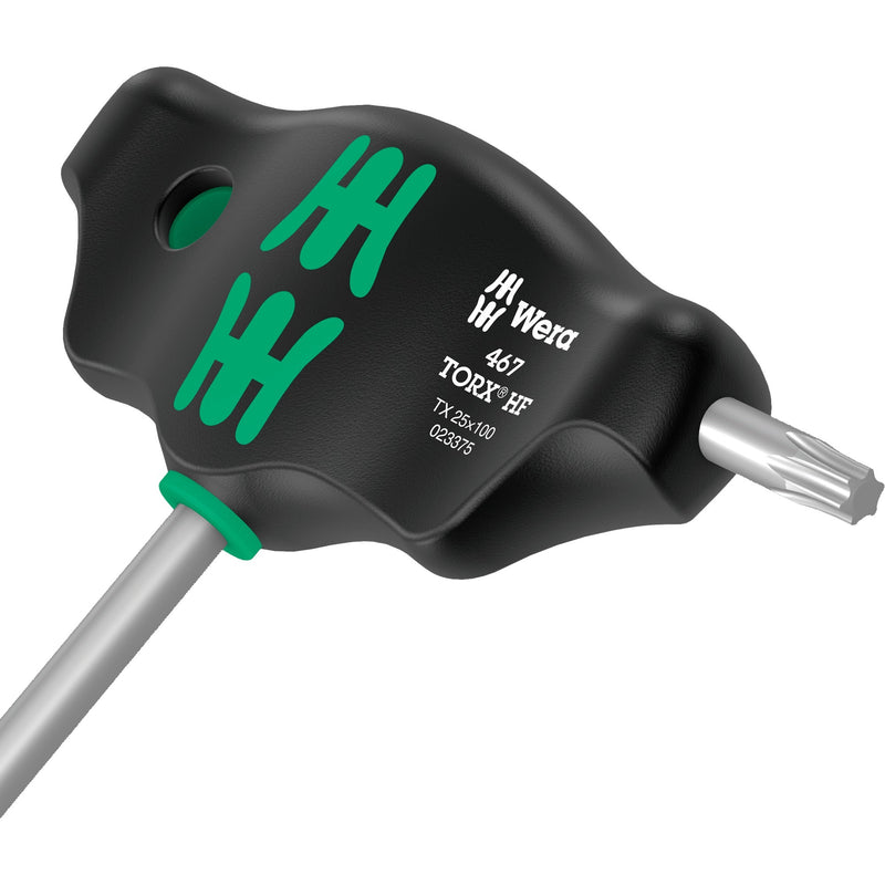 Afbeelding laden in galerijviewer, Wera 467 7 torx hf-set 1 kruiskopschroevendraaier + rek, 7 stuks (zwart groen, met holdingfunctie)