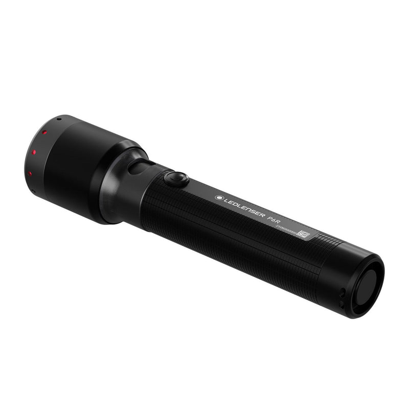 Afbeelding laden in galerijviewer, Ledlenser p6r zaklamp (zwart, 1200 lm, 6000-7500k)