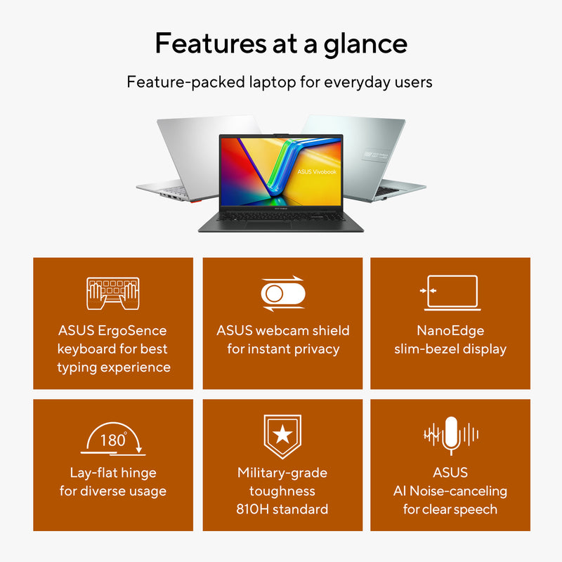 Afbeelding laden in galerijviewer, Asus vivobook go 15 e1504fa-bq5403w 15.6 laptop (zwart | ryzen 5 40 | radeon 610m | 8 gb | 512 gb ssd)