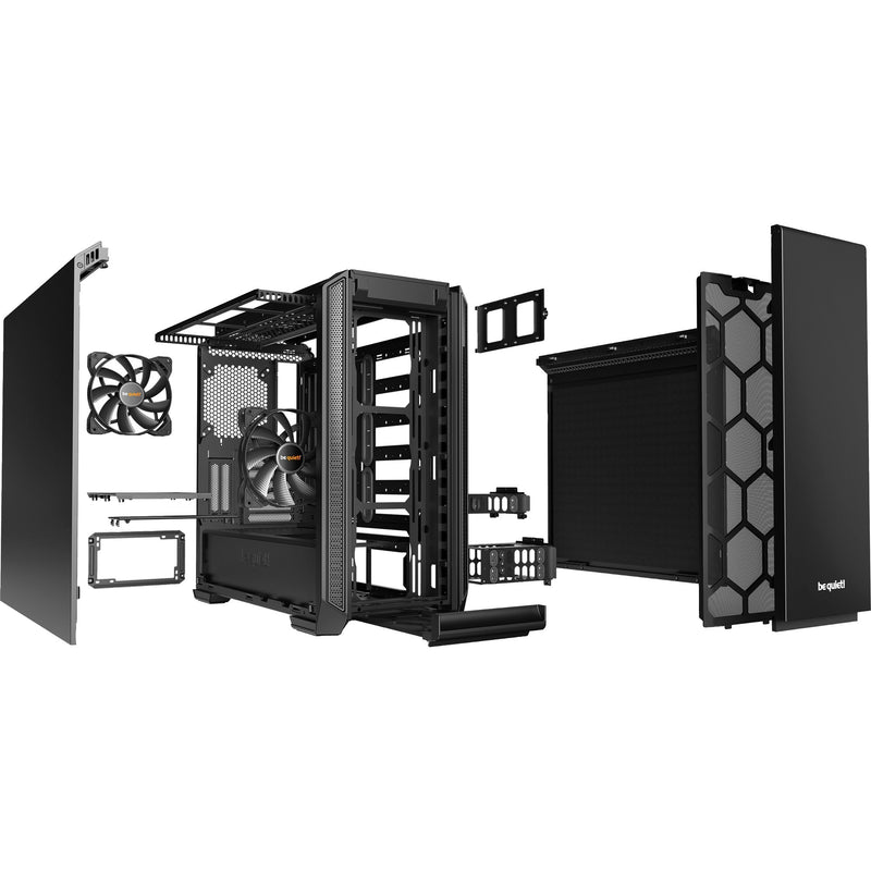 Afbeelding laden in galerijviewer, Be quiet! silent base 601 midi tower behuizing (zwart | 3x usb-a)