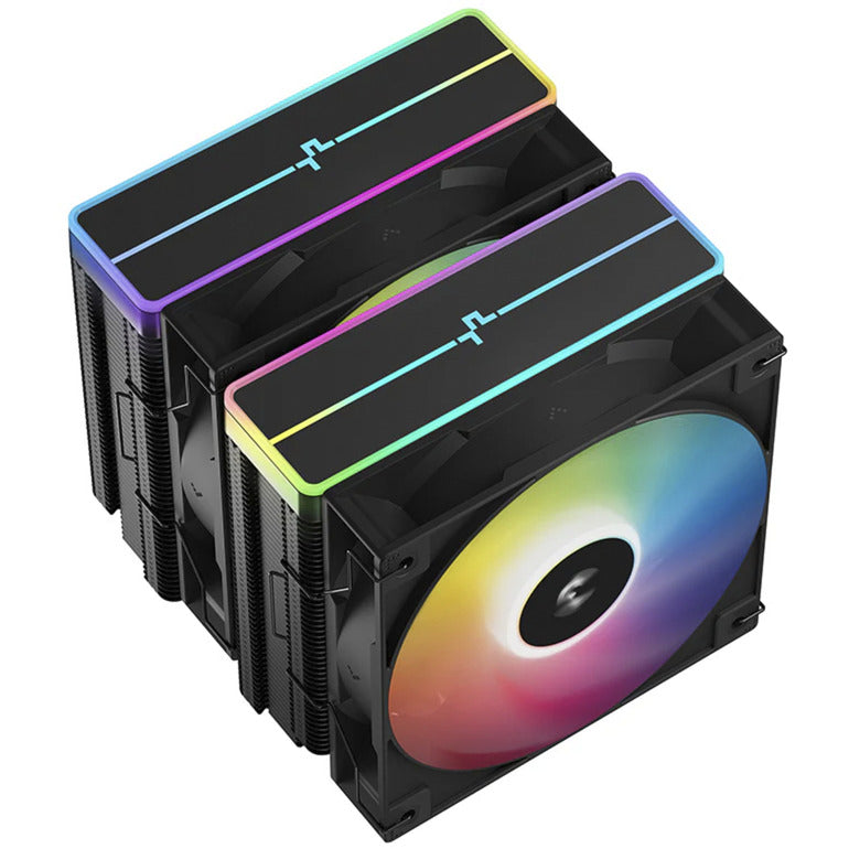 Afbeelding laden in galerijviewer, Deepcool ag620 bk argb v2 cpu-koeler (zwart)