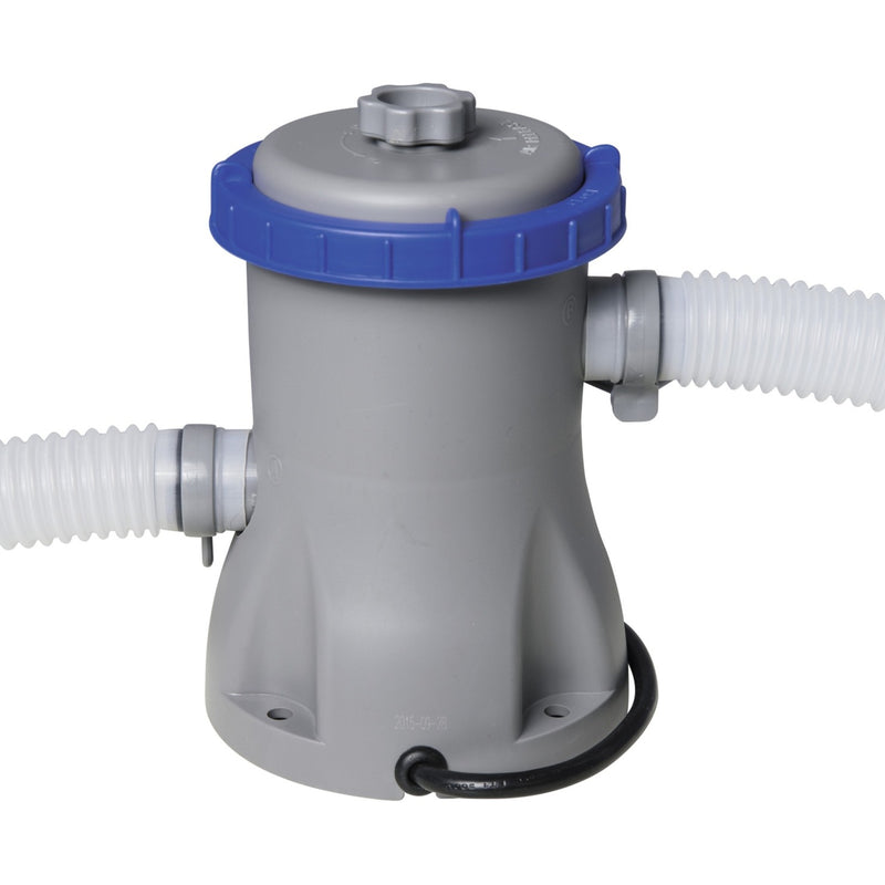 Afbeelding laden in galerijviewer, Bestway steel pro frame pool set zwembad (blauw, 400cm x 211cm x 81cm, incl. filterpomp)