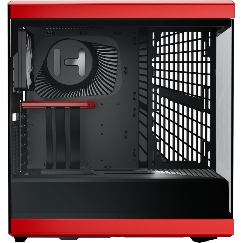 Afbeelding laden in galerijviewer, Hyte y40 midi tower behuizing (rood zwart | 2x usb-a | 1x usb-c | tempered glass)