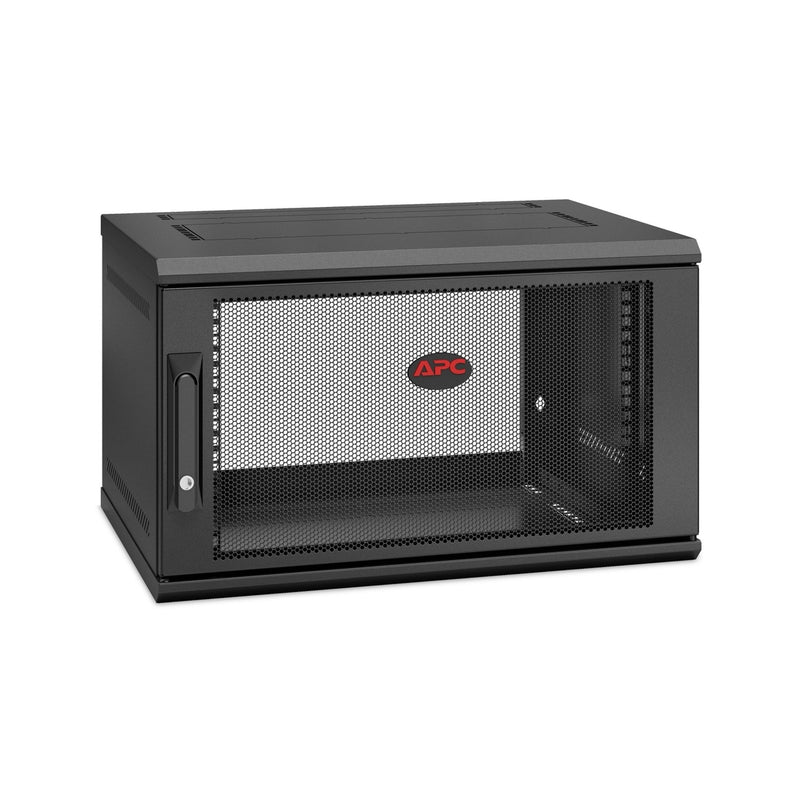 Afbeelding laden in galerijviewer, Apc netshelter wx 6u server rack (zwart, 600 x 400 x 355mm)