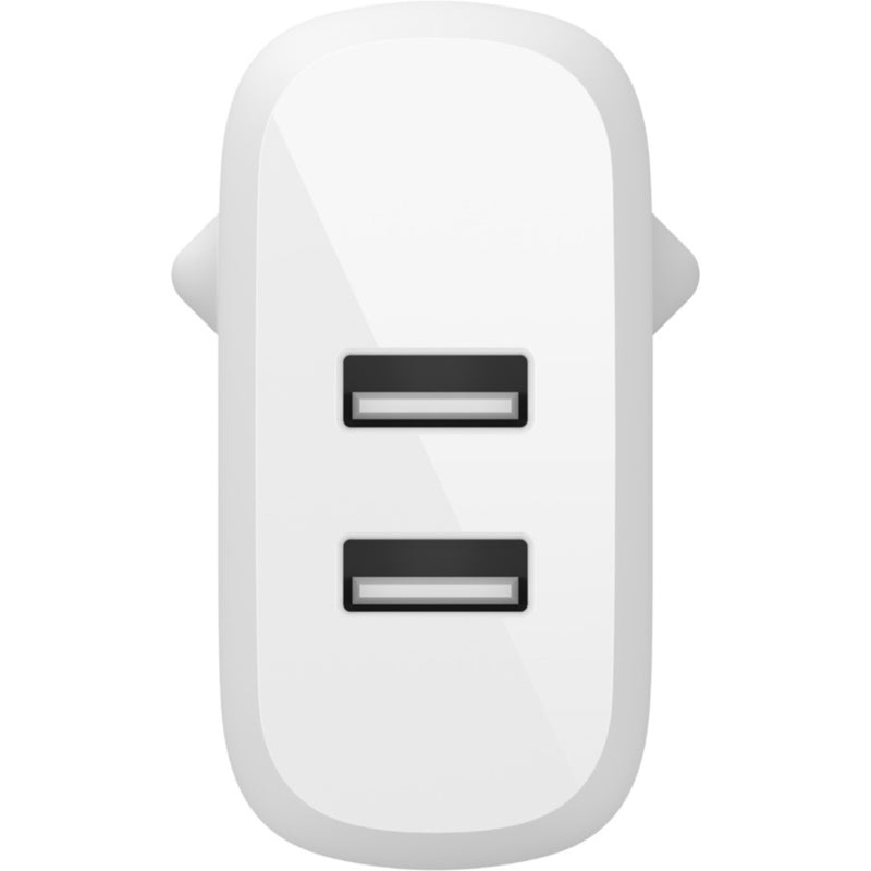 Afbeelding laden in galerijviewer, Belkin boost charge 2-poorts usb-a wandlader (wit, 24w)