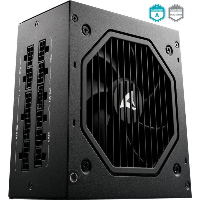 Afbeelding laden in galerijviewer, Sharkoon rebel p20 modulaire 1000 watt voeding (zwart, 1x 12vhpwr, 4x pcie)