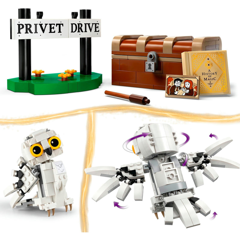 Afbeelding laden in galerijviewer, Lego harry potter 76425 hedwig bij ligusterlaan