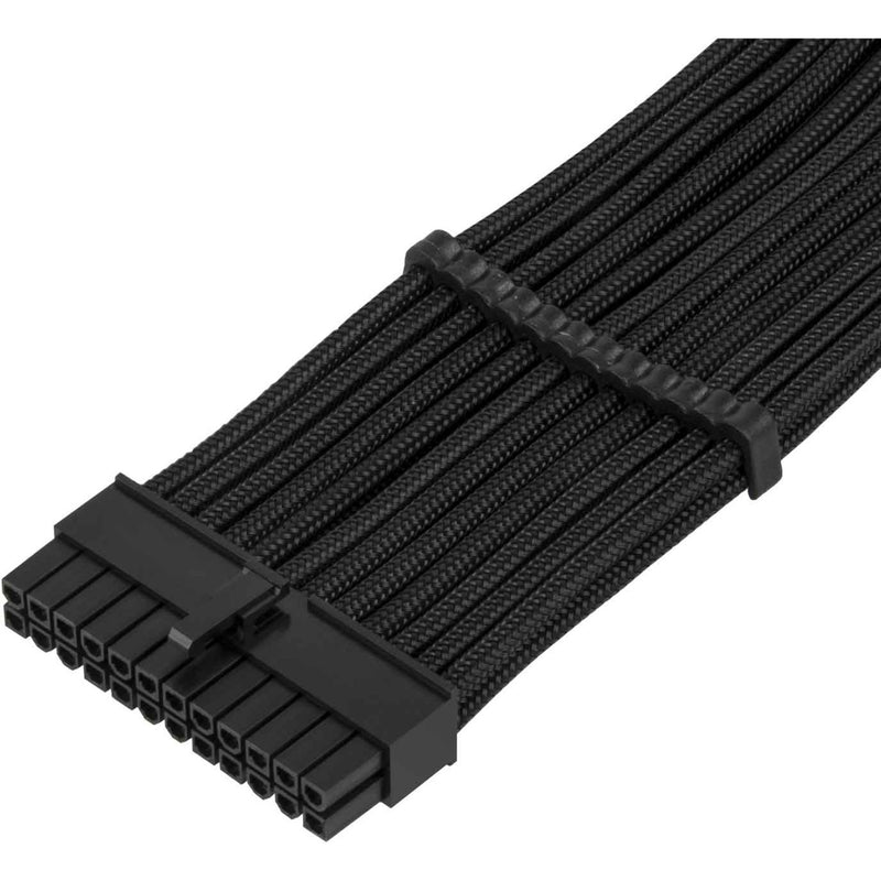 Afbeelding laden in galerijviewer, Silverstone sst-pp07e-mbb verlengkabel (zwart)