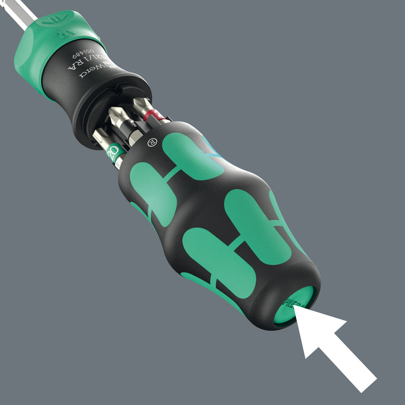 Afbeelding laden in galerijviewer, Wera kraftform kompakt 28 ra met etui, 6‑delig bitset (zwart groen)