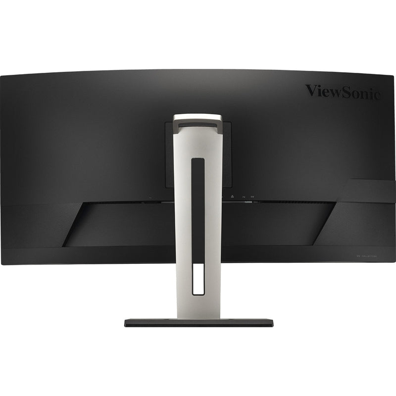 Afbeelding laden in galerijviewer, Viewsonic uwqhd curved docking monitor vg3456c 34 ultrawide (zwart (mat), 2x hdmi, 1x displayport, usb-a, usb-b, usb-c, lan, audio)