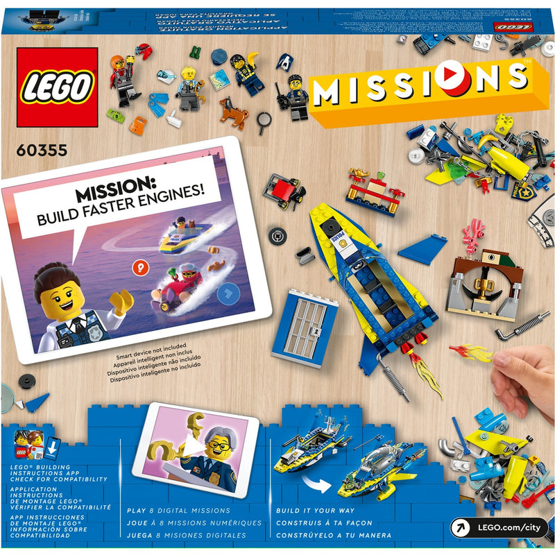 Afbeelding laden in galerijviewer, Lego city - waterpolitie recherchemissies constructiespeelgoed (60355)