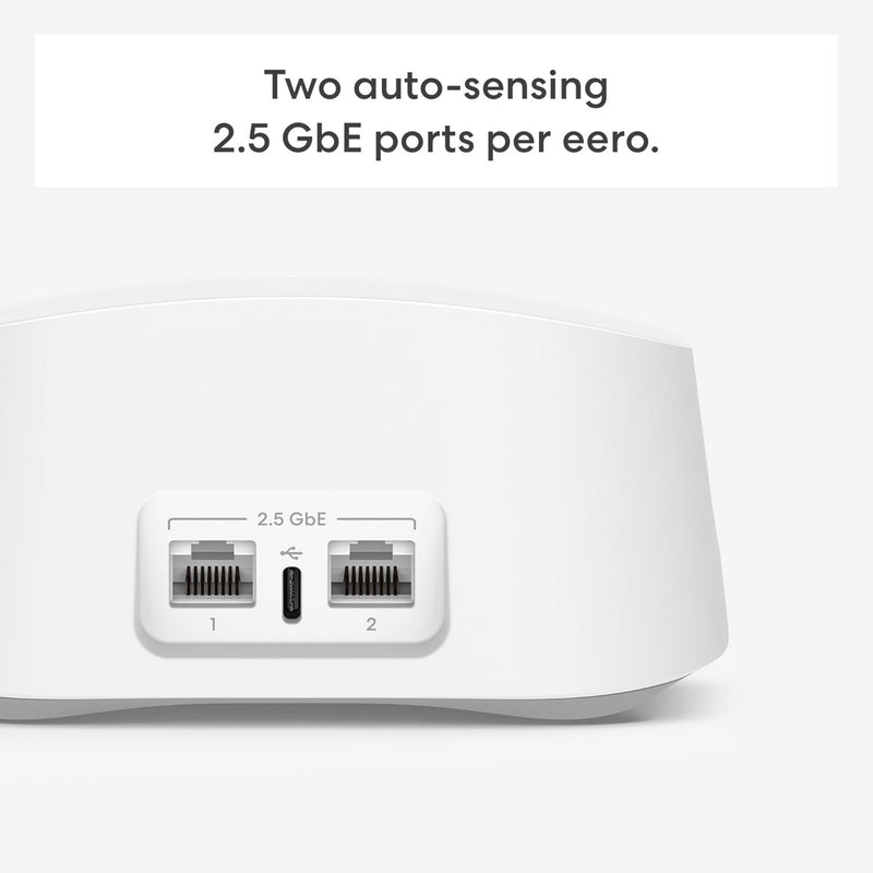 Afbeelding laden in galerijviewer, Eero 7 mesh wifi system, 3 stuks mesh router (wit)