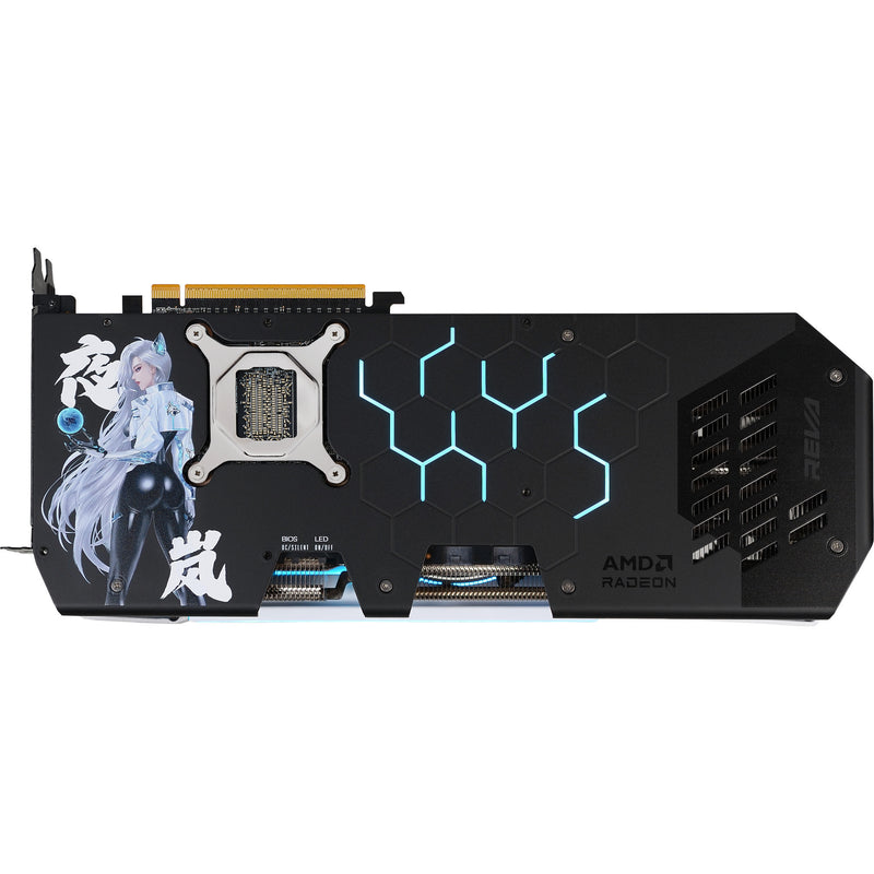 Afbeelding laden in galerijviewer, Powercolor radeon rx 9070 xt hellhound reva16gb limited edition grafische kaart (wit zwart, rdna4, gddr6, 3x displayport, 1x hdmi)