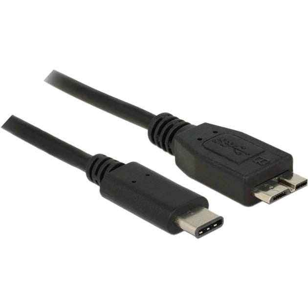 Afbeelding laden in galerijviewer, Delock usb-c 3.1 > usb 3.1 micro-usb adapter (zwart, 0,5 meter, usb 3.1 gen 2)