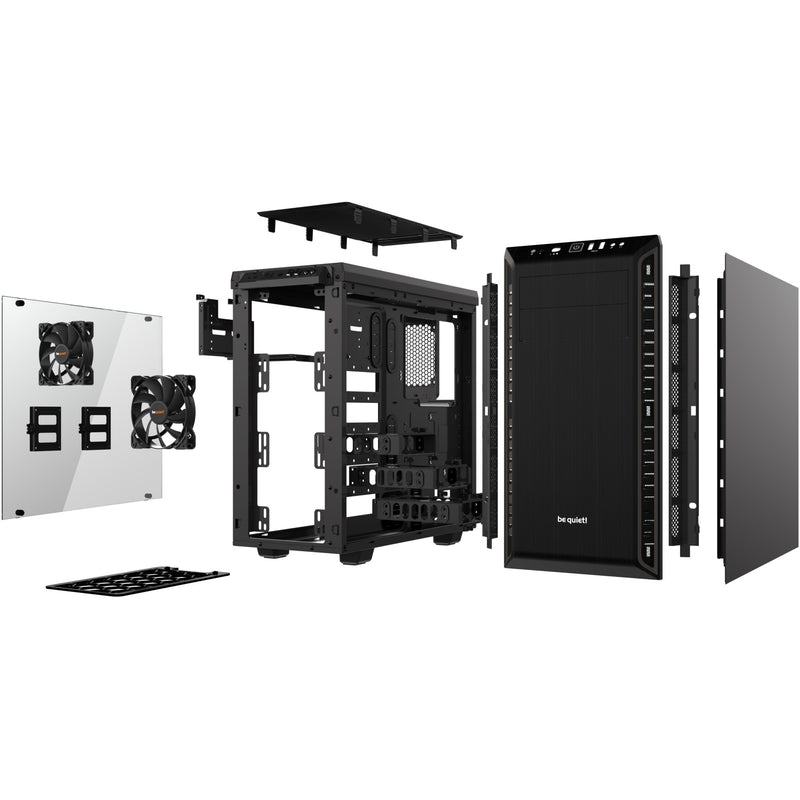 Afbeelding laden in galerijviewer, Be quiet! pure base 600 window midi tower behuizing (zwart | 2x usb-a | tempered glass)