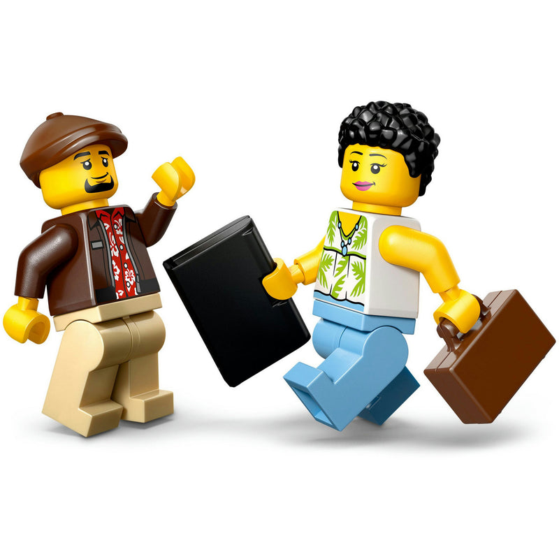 Afbeelding laden in galerijviewer, Lego ® city gele taxi - modelautobouwset met 2 minifiguren - klassieke speelgoedtaxi - 60487