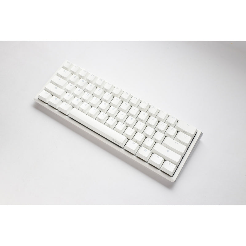 Afbeelding laden in galerijviewer, Ducky one 3 classic pure white mini rgb mechanisch toetsenbord (wit, us lay-out (qwerty), cherry mx red, 60%, rgb led, double-shot pbt, hot-swappable, quack mechanics)